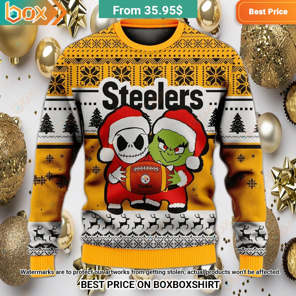 Pittsburgh Steelers Jack Skellington Grinch Sweater You are always amazing
