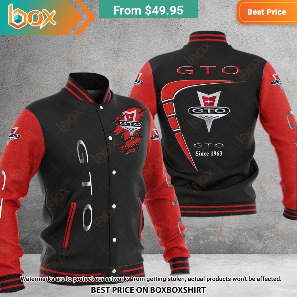 Pontiac GTO Baseball Jacket Cool look bro