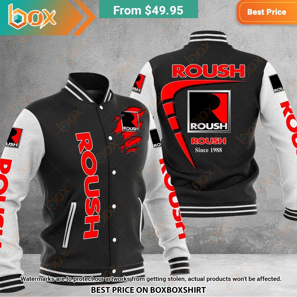 Roush Baseball Jacket How did you always manage to smile so well?