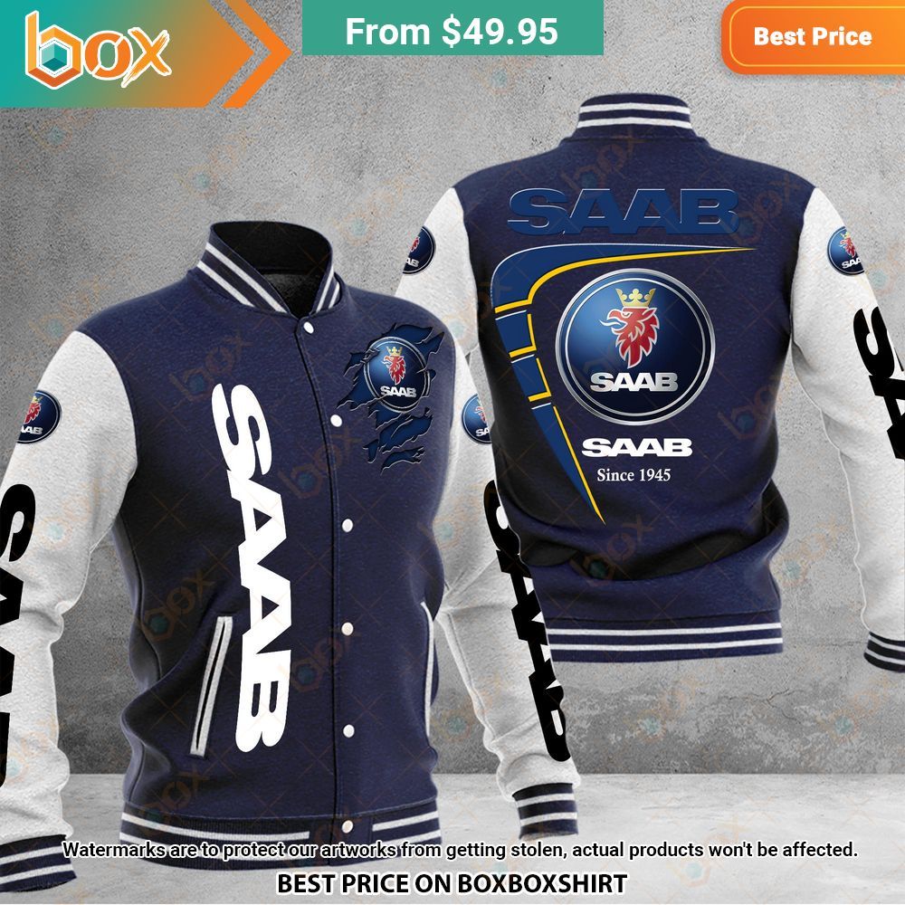 Saab Baseball Jacket Gang of rockstars