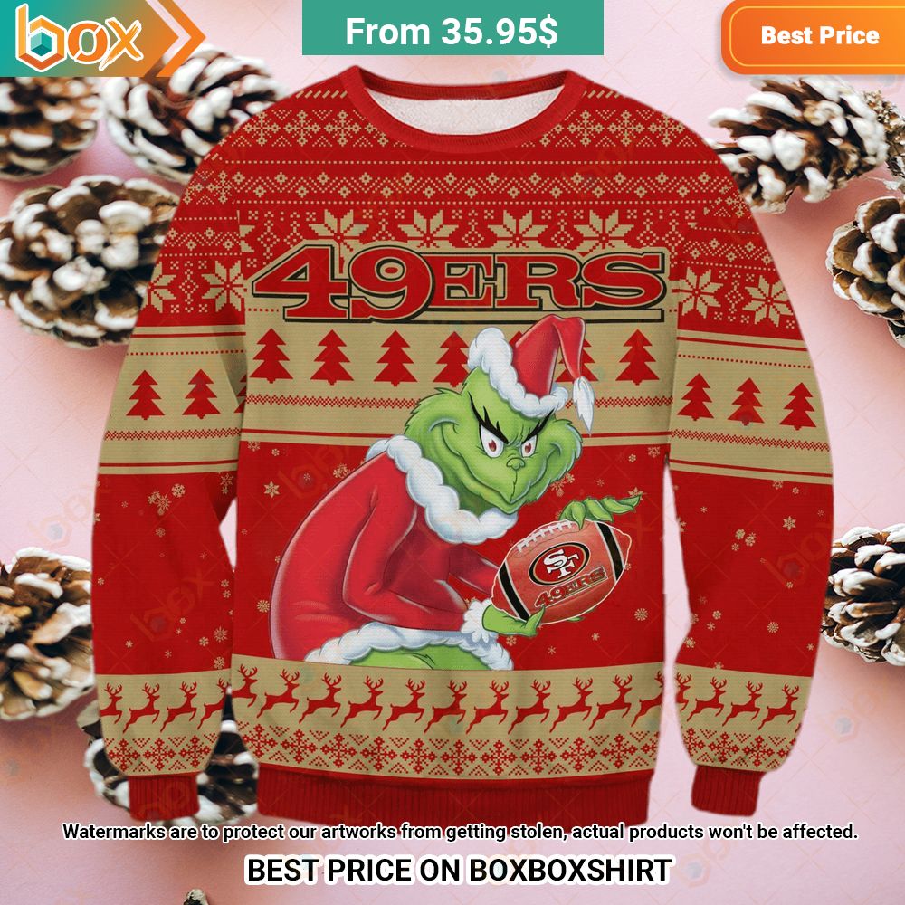 San Francisco 49ers Grinch Sweater Out of the world