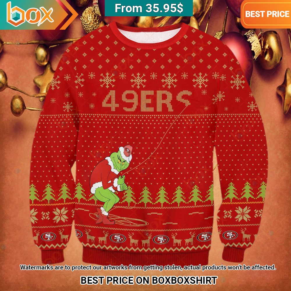 San Francisco 49ers The Grinch Sweater Have you joined a gymnasium?