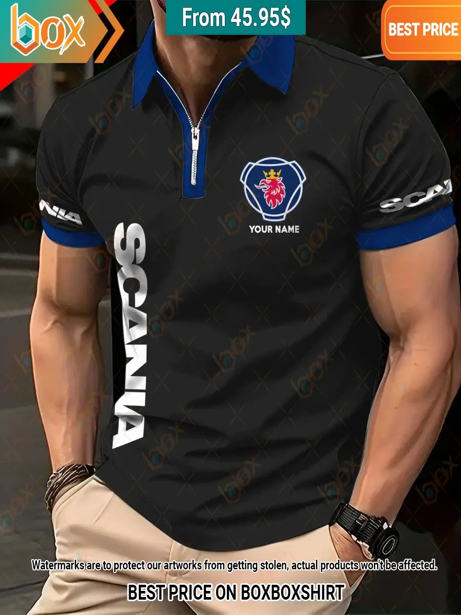 Scania AB Custom Zip Polo My favourite picture of yours