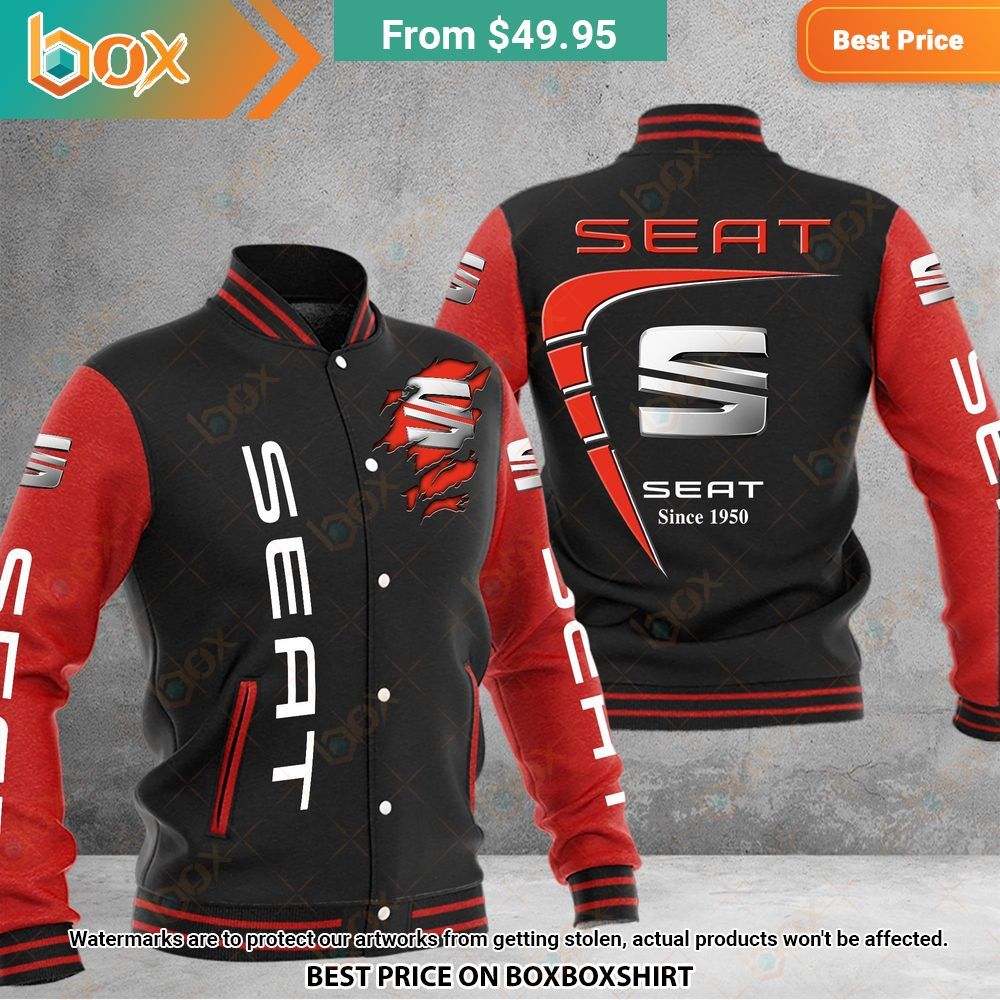 Seat Baseball Jacket Handsome as usual
