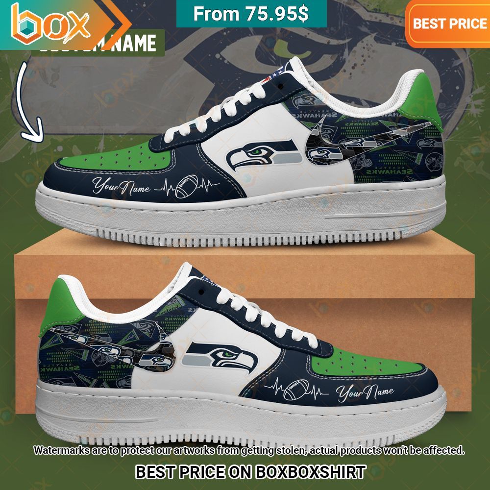 Seattle Seahawks Custom Air Force I like your hairstyle