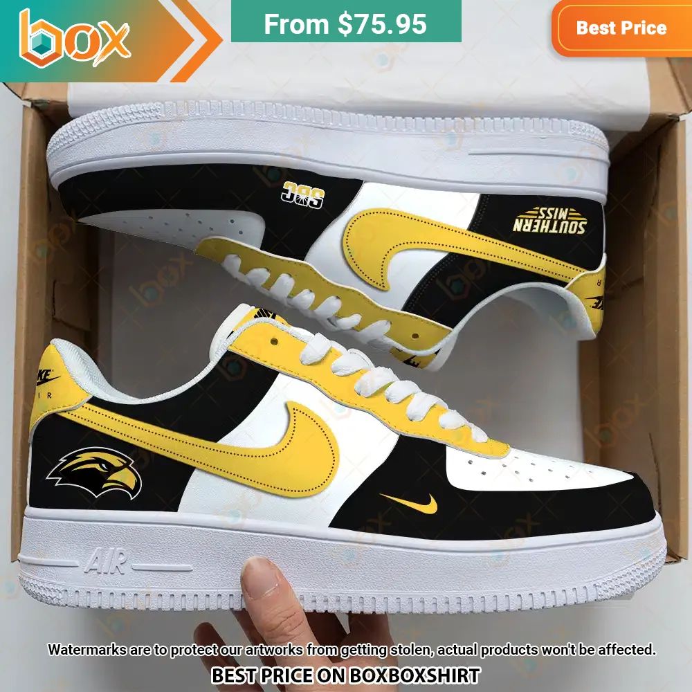Southern Miss Golden Eagles football Nike Air Force 1 Nice photo dude