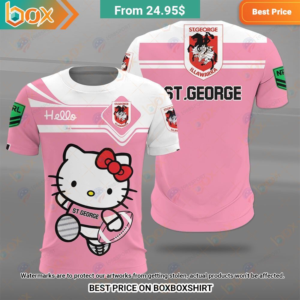 St George FC Hello Kitty NRL Shirt Pic of the century