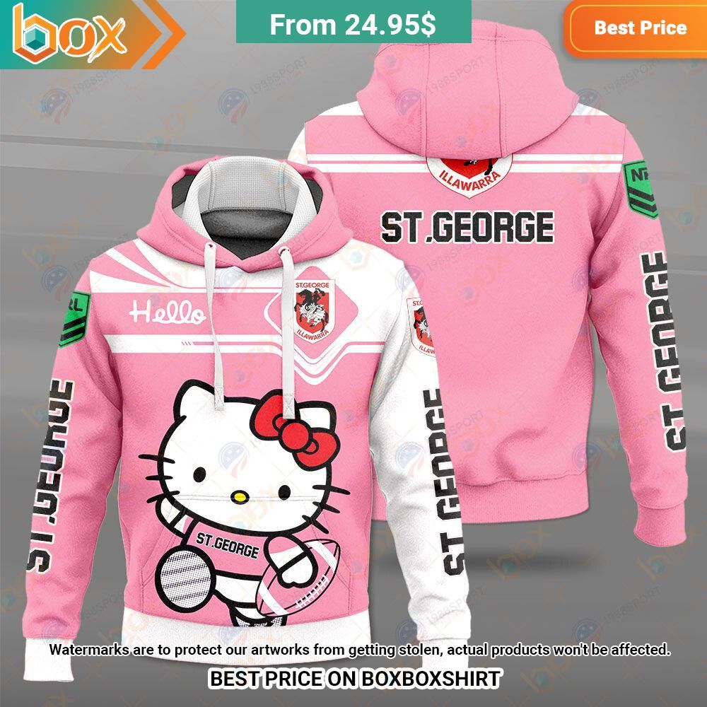 St George FC Hello Kitty NRL Shirt You look so healthy and fit