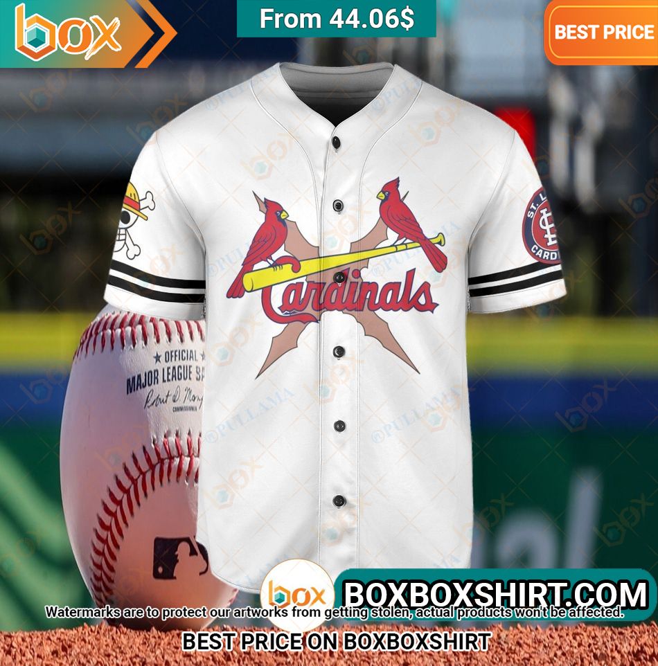St.Louis Cardinals Straw Hat Luffy Baseball Jersey You are always amazing