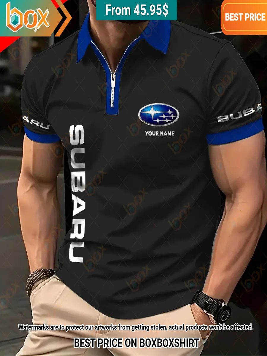 Subaru Custom Zip Polo You are changing drastically for good, keep it up