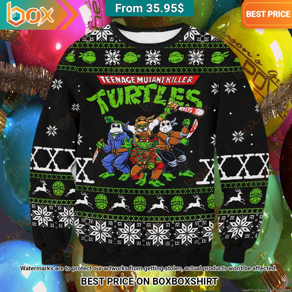 Teenage Mutant Ninja Turtles Halloween Sweater Cool look bro