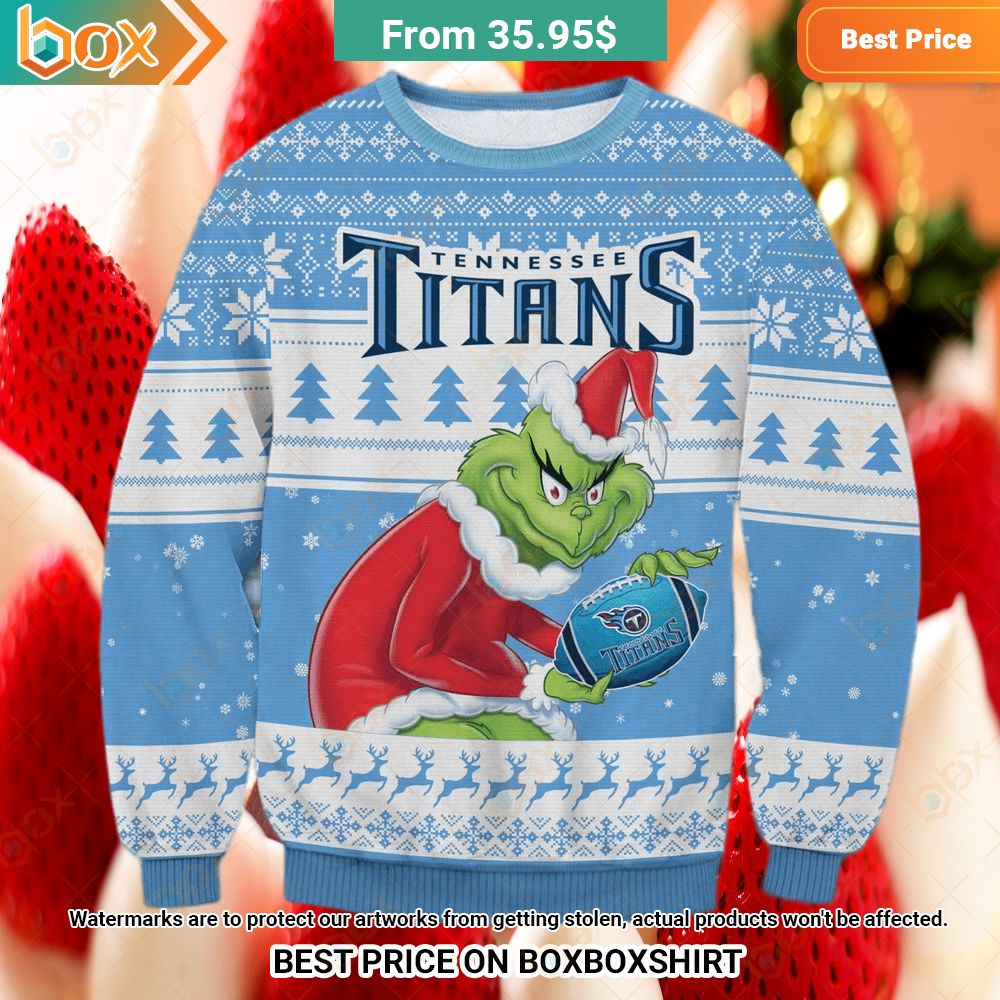 Tennessee Titans Grinch Sweater Speechless