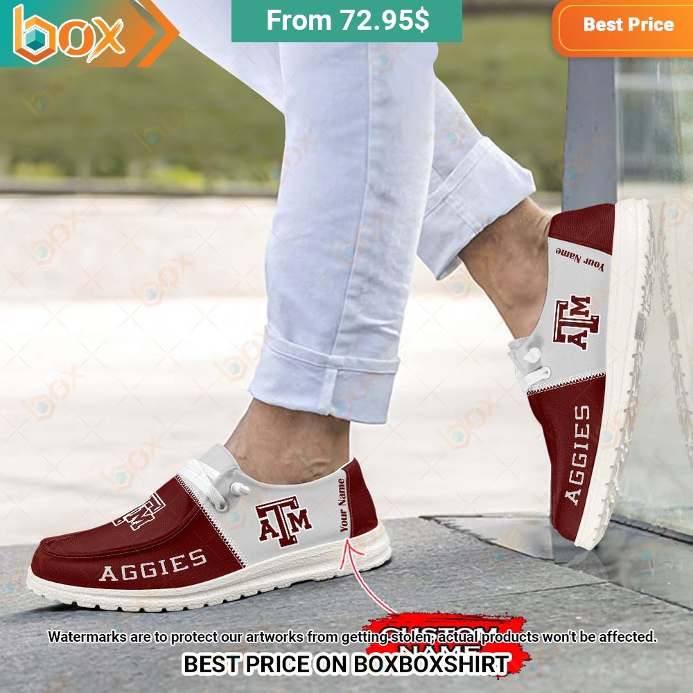Texas A&M Aggies Hey Dude Shoes Rocking picture