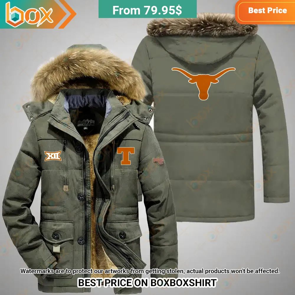 Texas Longhorns Parka Jacket Looking Gorgeous and This picture made my day.