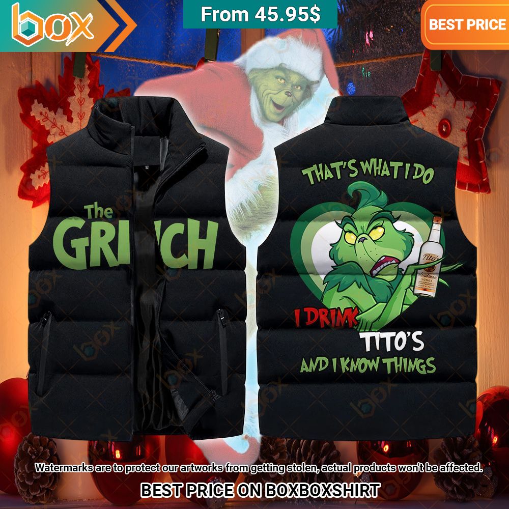the grinch thats want i do i drink titos and i know things sleeveless puffer down jacket 1 14.jpg