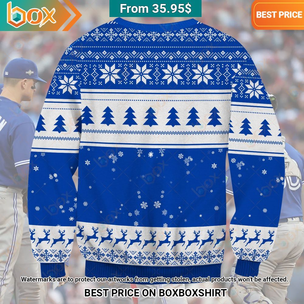 Toronto Blue Jays Grinch Christmas Sweater I am in love with your dress