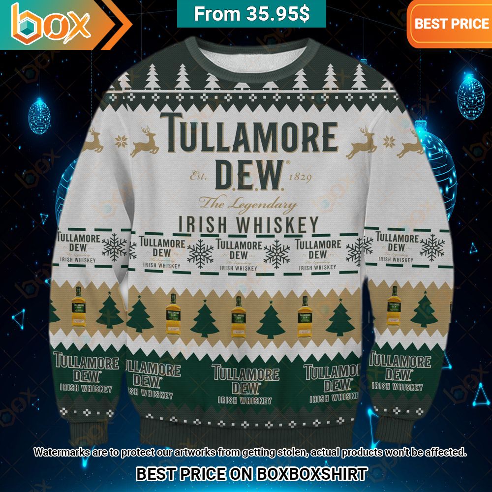 Tullamore Dew Irish Whiskey Christmas Sweater Your beauty is irresistible.