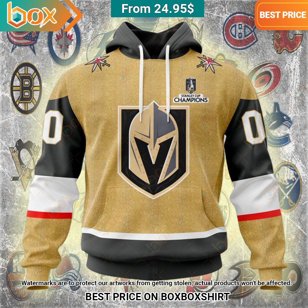 Vegas Golden Knights Stanley Cup Champions Custom Hoodie Rocking picture