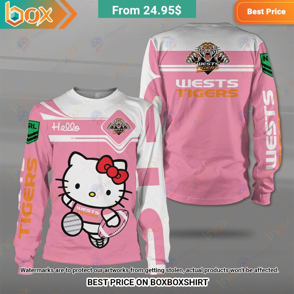 Wests Tigers Hello Kitty NRL Shirt Cool DP