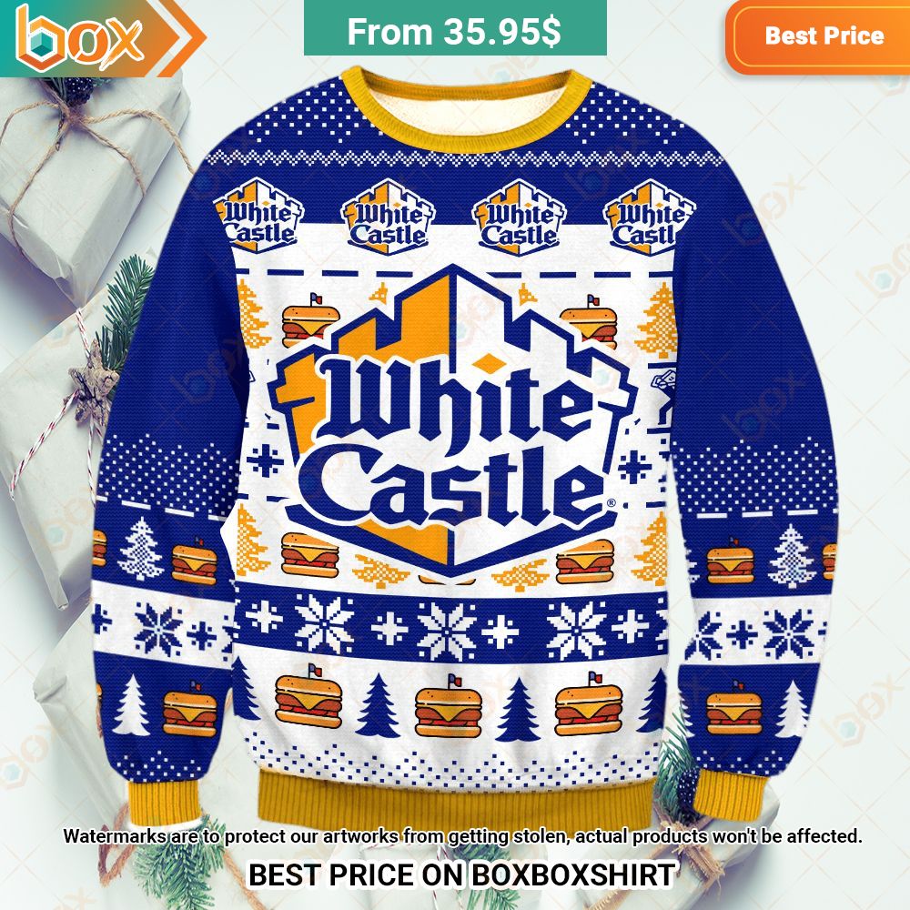 White Castle Chrismas Sweater The beauty has no boundaries in this picture.