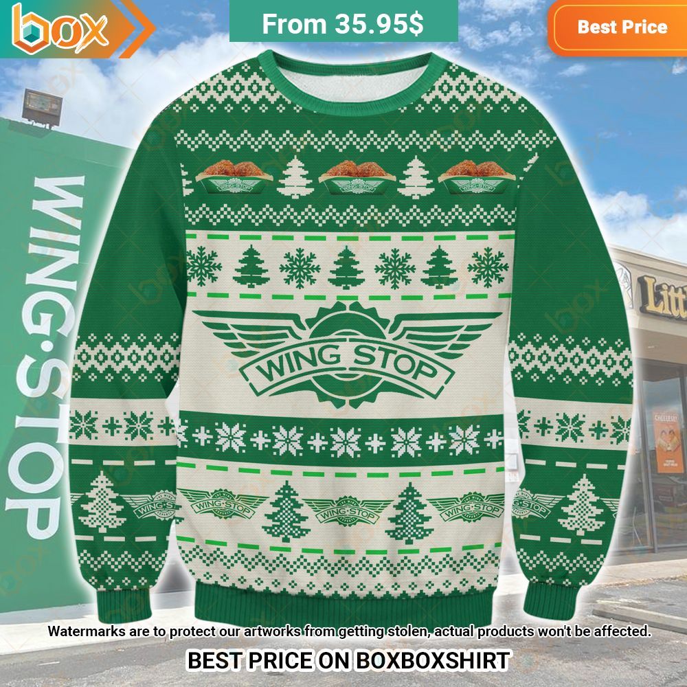 Wingstop Chrismas Sweater Royal Pic of yours