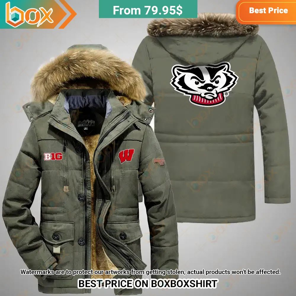 Wisconsin Badgers Parka Jacket This is awesome and unique