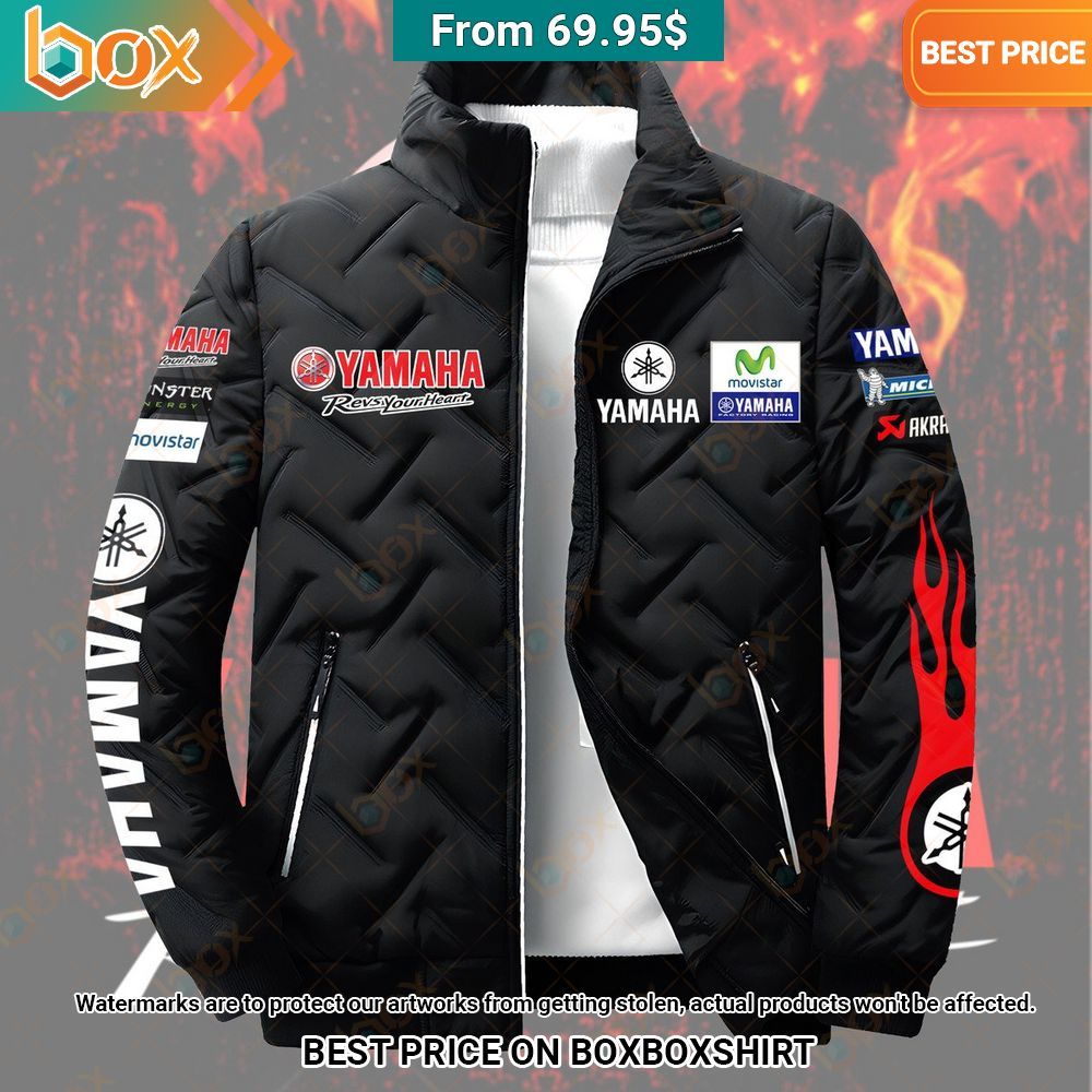 Yamaha Revs Your Heart Puffer Jacket Wow! This is gracious