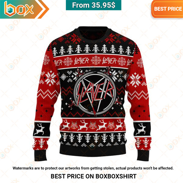 Slayer Band Christmas Sweater1