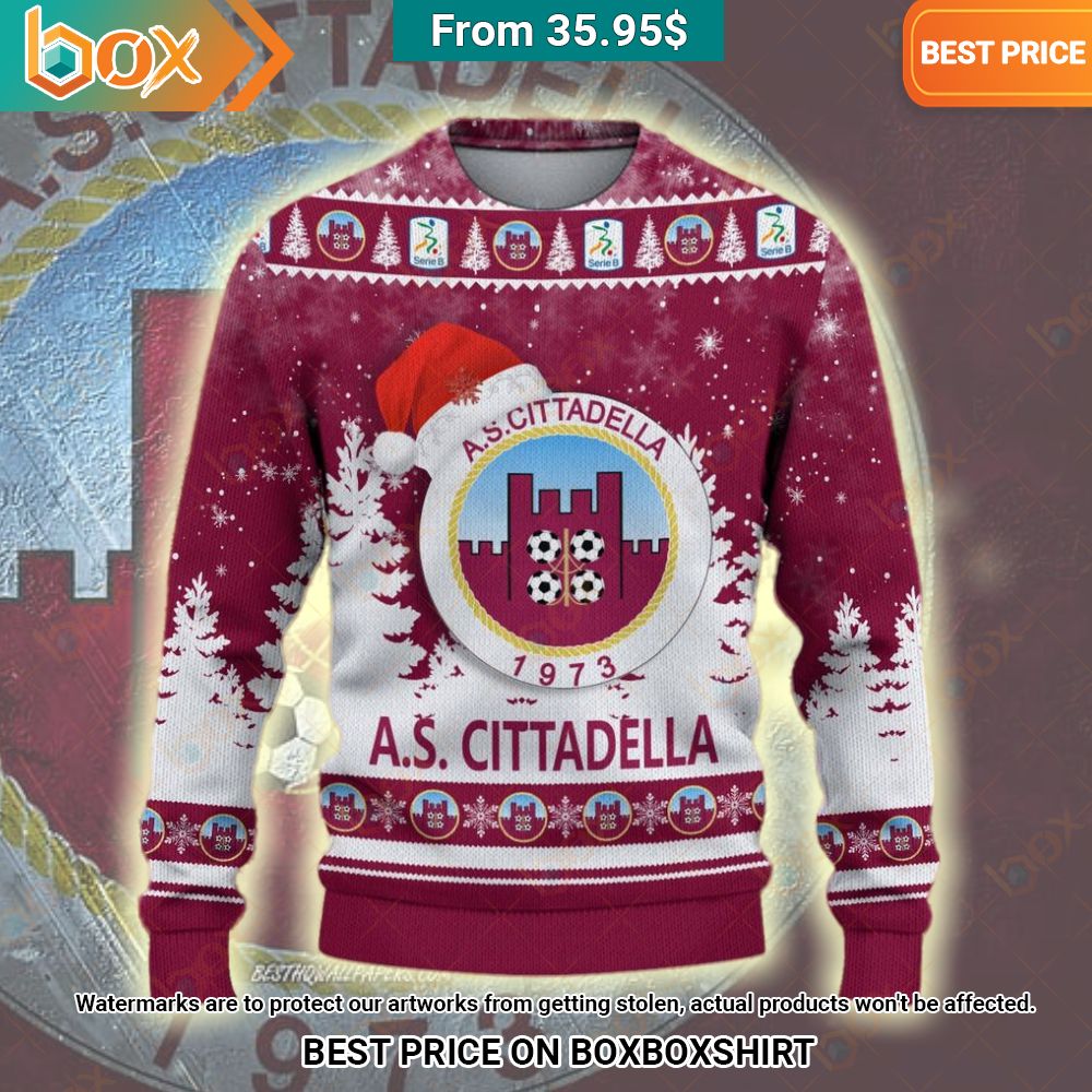 A.S. Cittadella Christmas Sweater Trending picture dear
