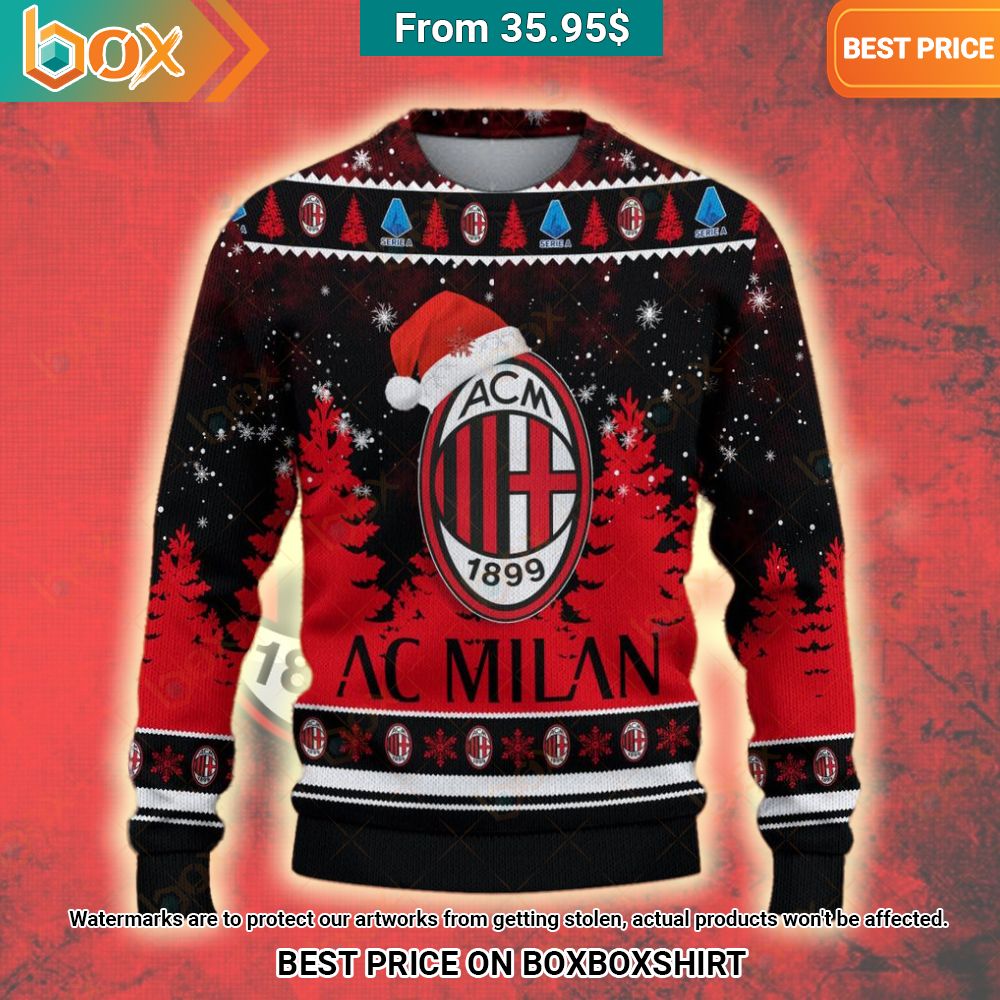 AC Milan Christmas Sweater Best picture ever