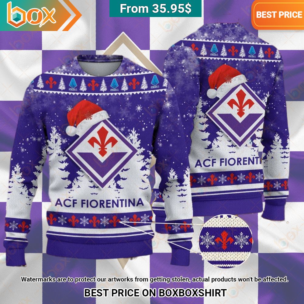 ACF Fiorentina Christmas Sweater Mesmerising