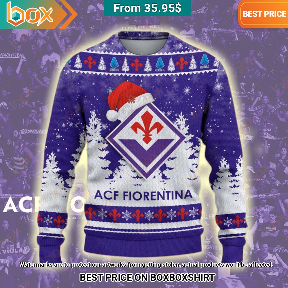 ACF Fiorentina Christmas Sweater Good one dear