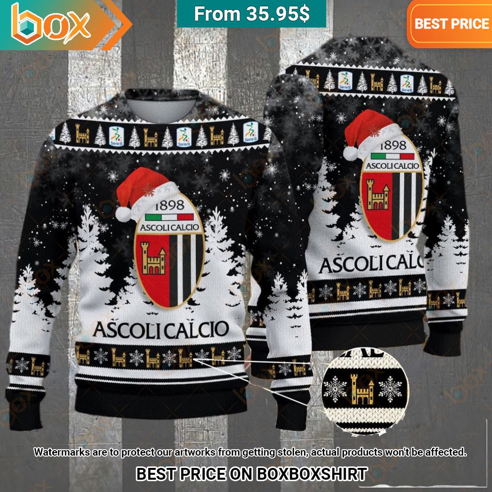Ascoli Calcio 1898 Christmas Sweater You look cheerful dear