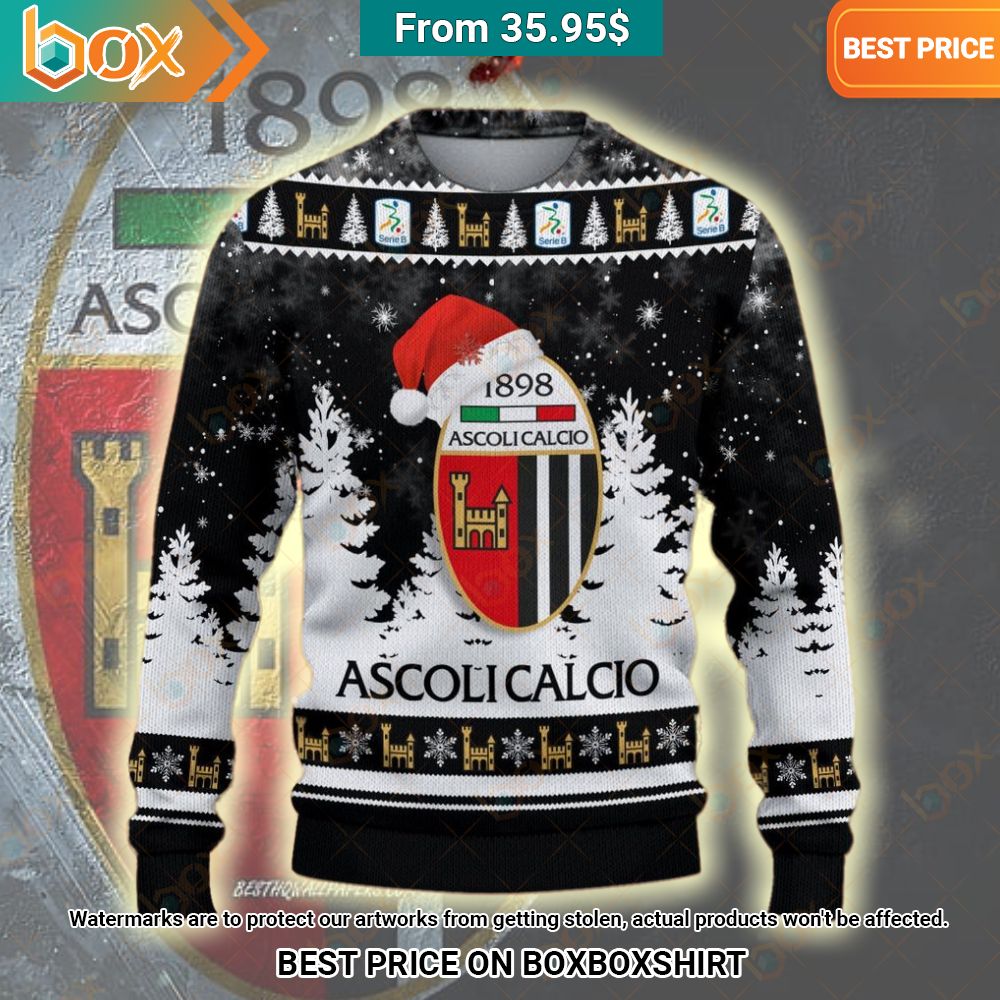 Ascoli Calcio 1898 Christmas Sweater This is awesome and unique