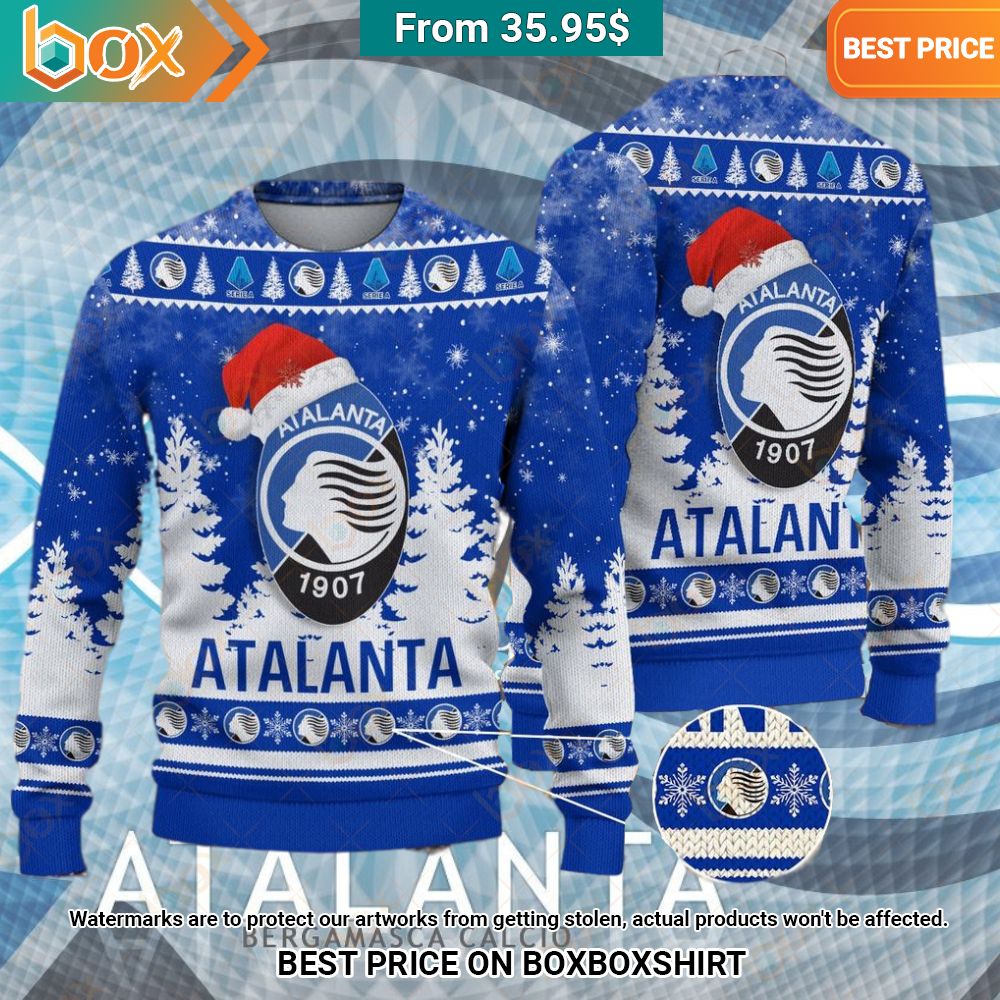 Atalanta Bergamasca Calcio Christmas Sweater You look cheerful dear
