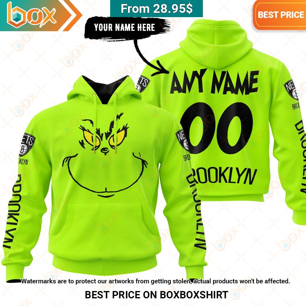 Brooklyn Nets Grinch Face Custom Shirt How did you learn to click so well