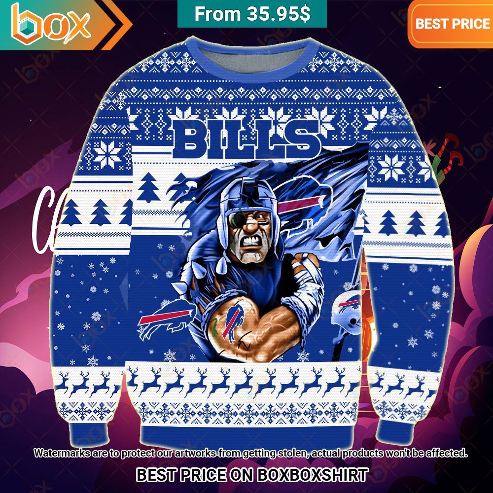 Buffalo Bills Flag Christmas Sweater Looking so nice