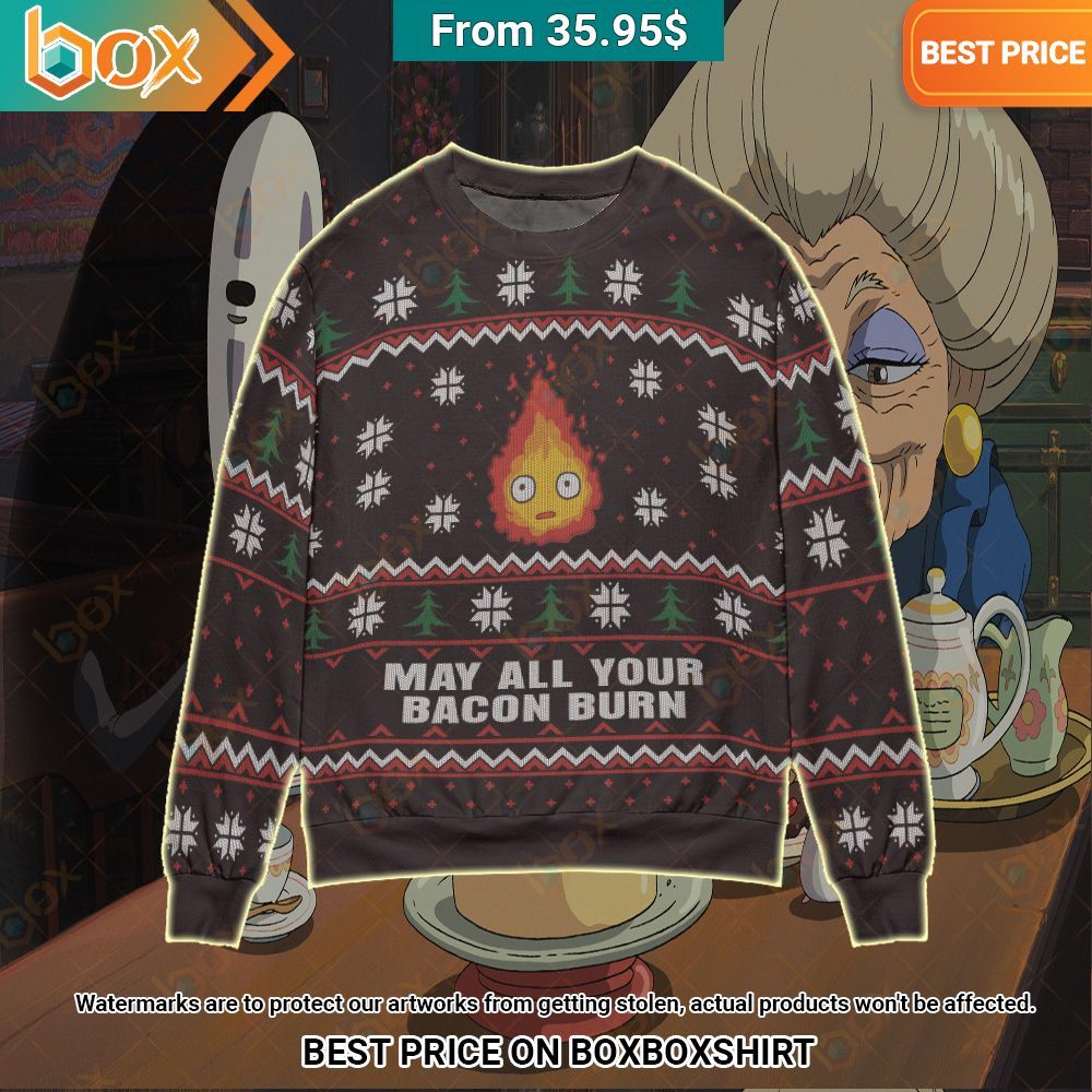 calcifer may all your bacon burn christmas sweater 1 902.jpg