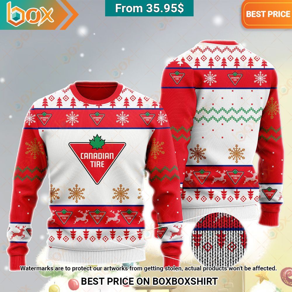 Canadian Tire Christmas Sweater, Hoodie Cutting dash