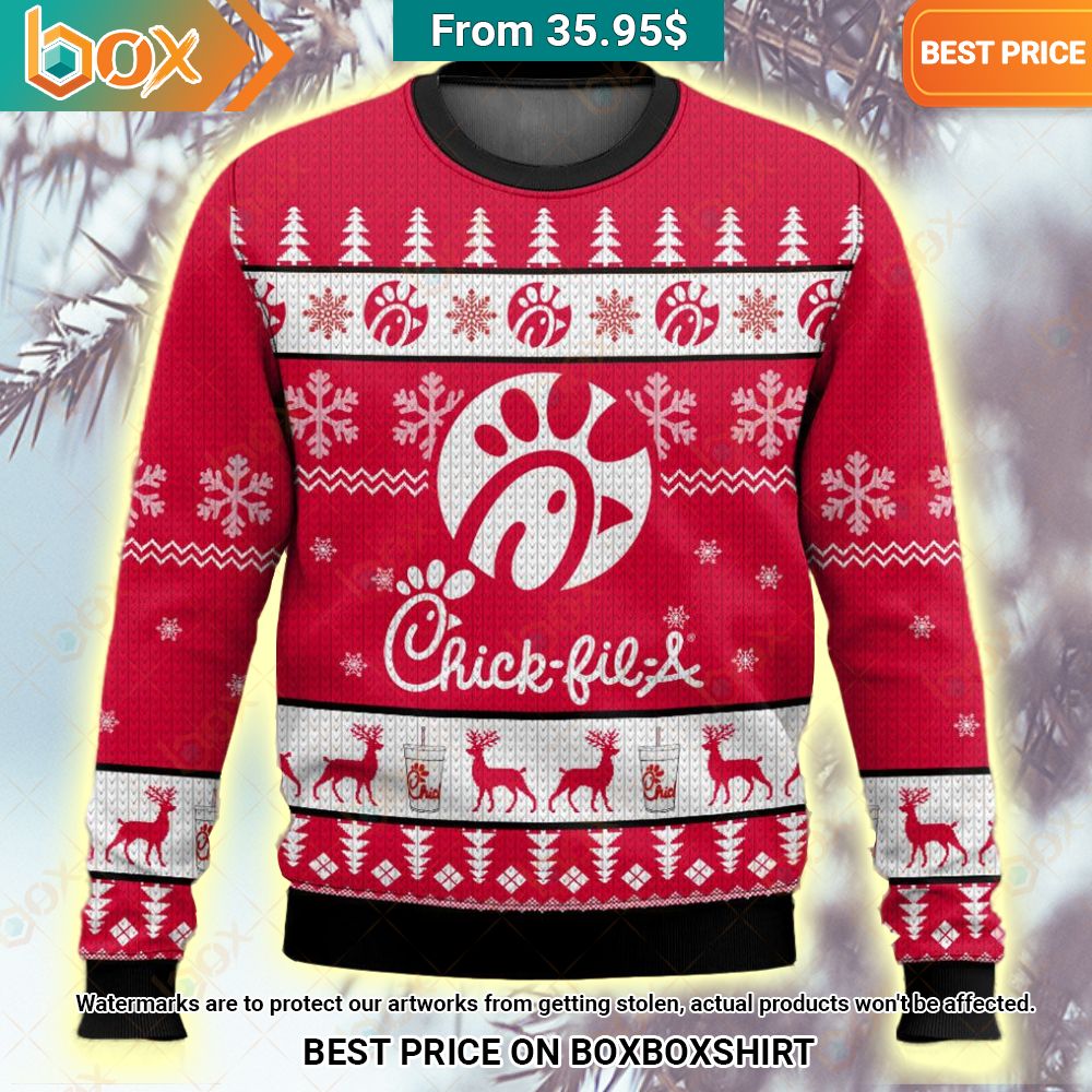 Chick fil A Christmas Sweater My favourite picture of yours