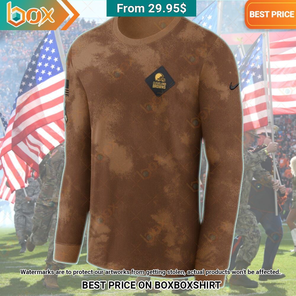 Cleveland Browns Salute to Service Longsleeve Shirt Sizzling