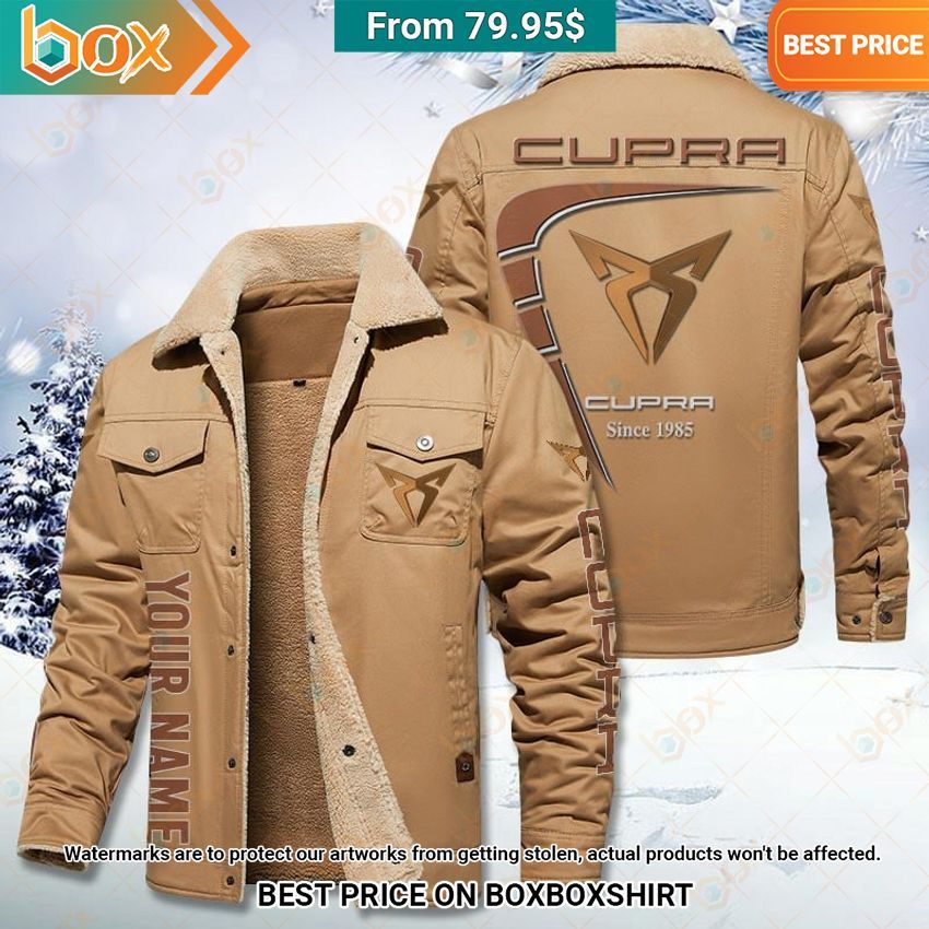 Custom Cupra Fleece Leather Jacket You look fresh in nature