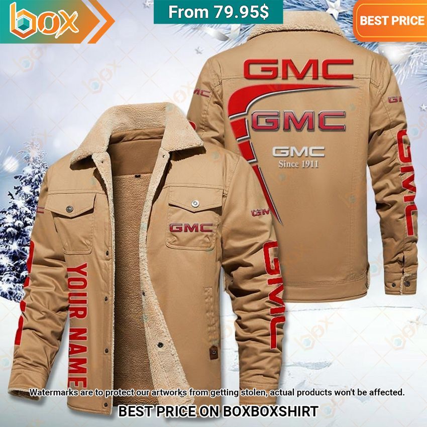 Custom GMC Fleece Leather Jacket I like your hairstyle