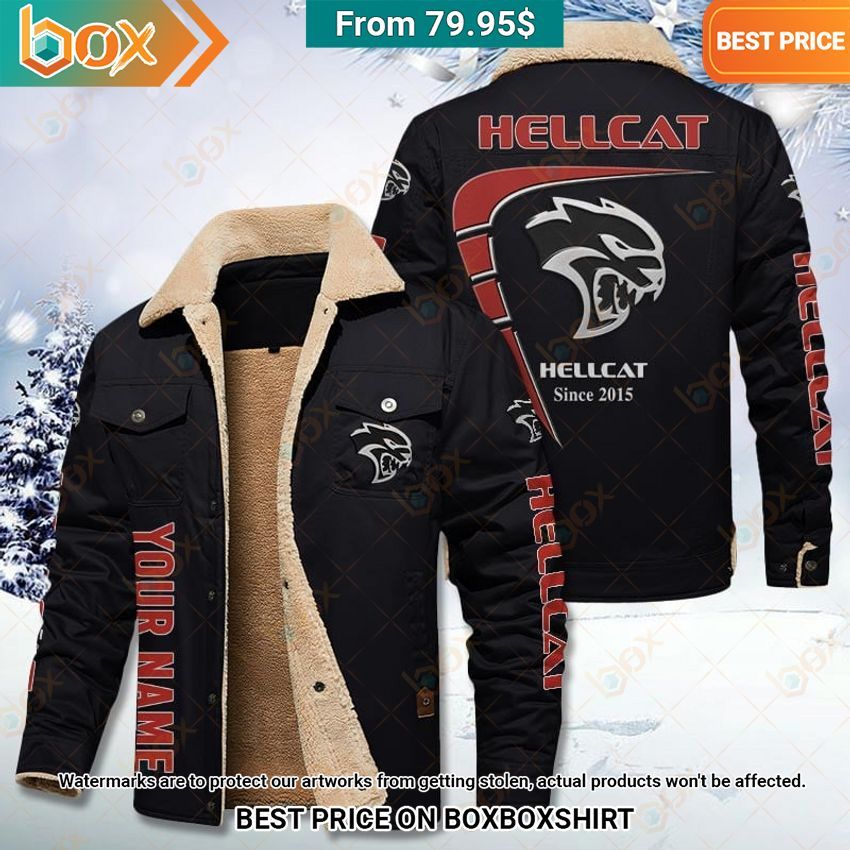 Custom Hellcat Fleece Leather Jacket Such a scenic view ,looks great.