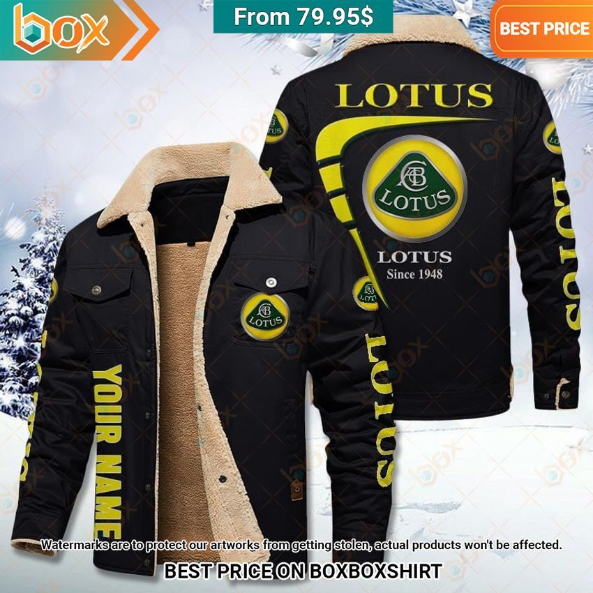 Custom Lotus Fleece Leather Jacket Out of the world