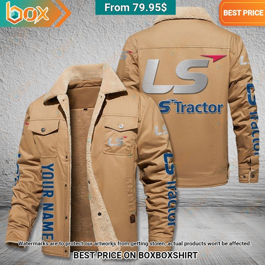 Custom LS Tractor Fleece Leather Jacket Loving, dare I say?