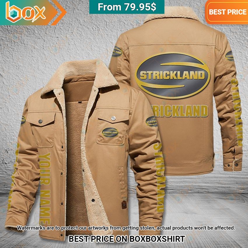 Custom Strickland Fleece Leather Jacket Hey! Your profile picture is awesome