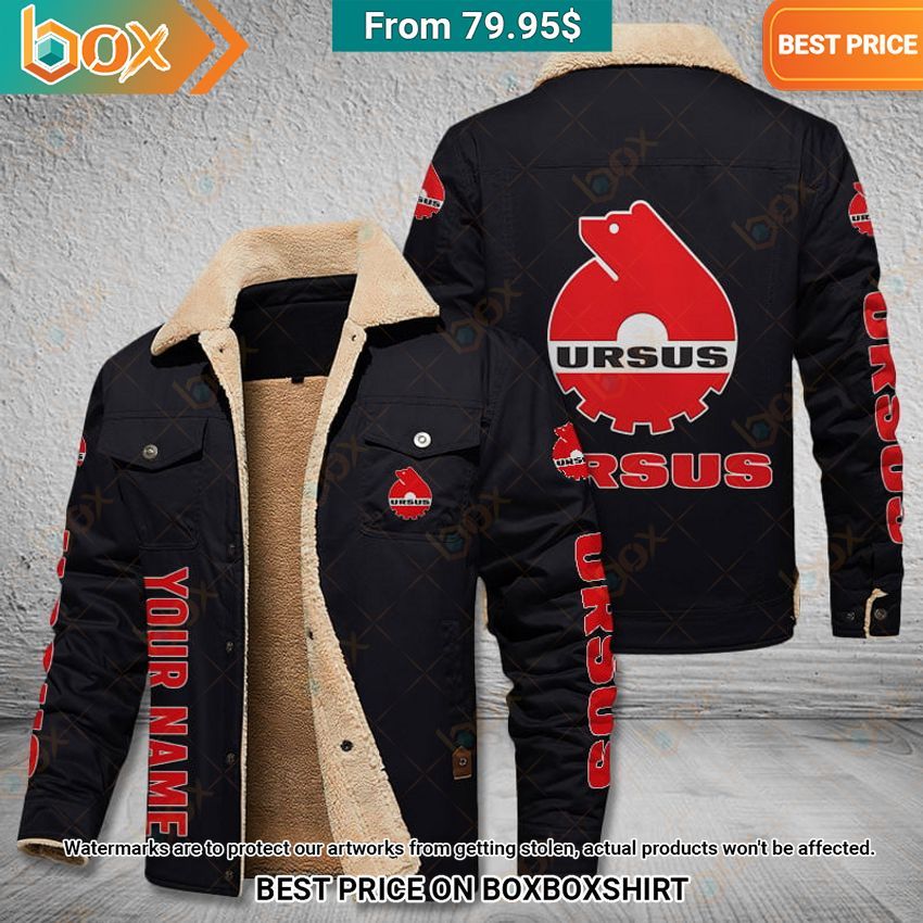 Custom Ursus Fleece Leather Jacket You look beautiful forever