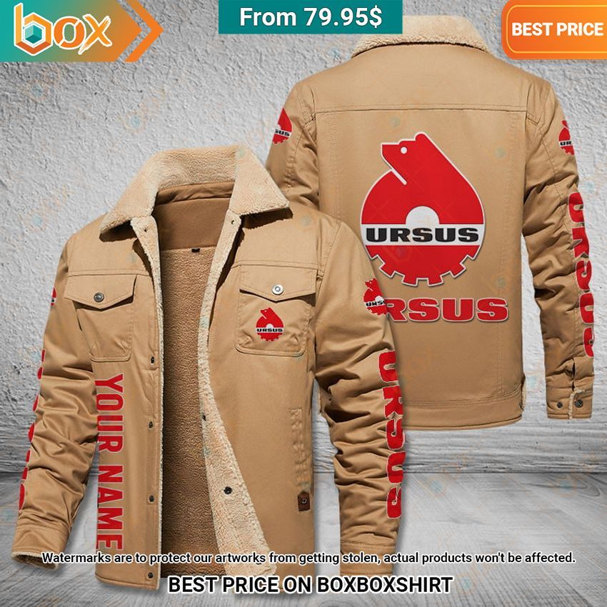 Custom Ursus Fleece Leather Jacket Ah! It is marvellous