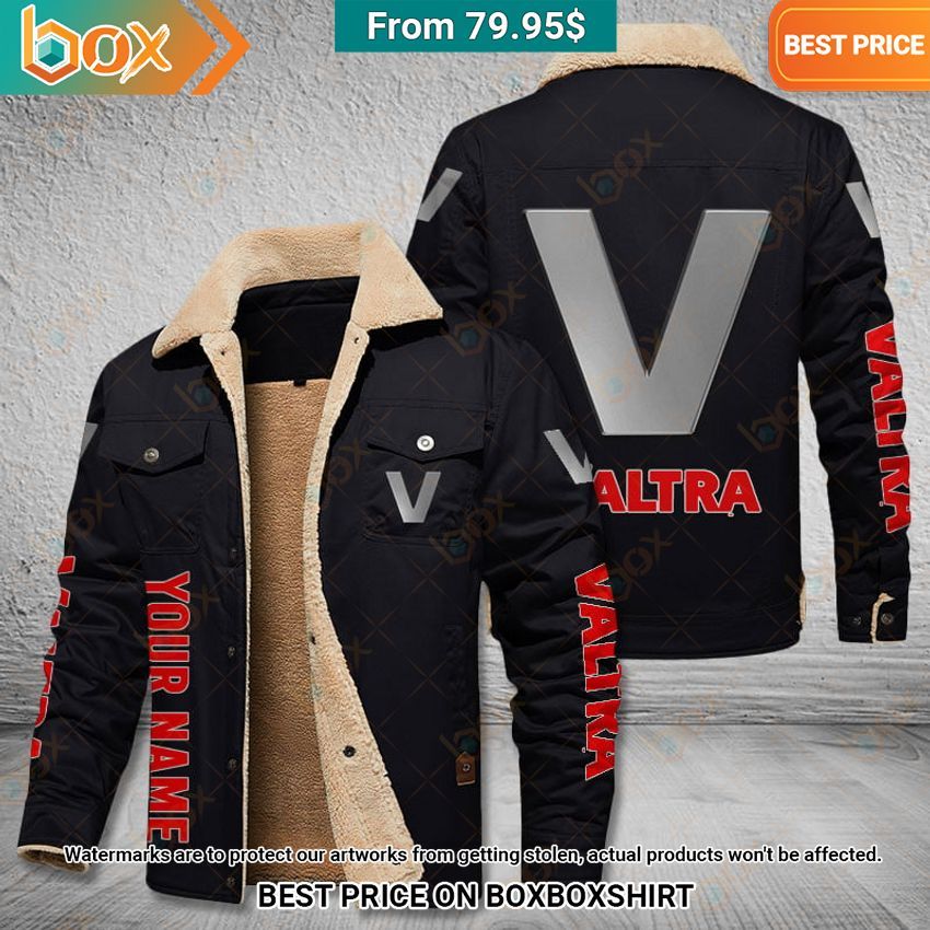 Custom Valtra Fleece Leather Jacket You tried editing this time?